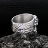 Punk Vintage Stainless Steel Pirate Skull Ring For Men Biker Hip Hop Jewelry Gift High Quality Fashion Accessories