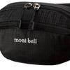 MONTBELL Delta Gusset 0.8L Stylish Portable Zip Closure Nylon Fanny Bag Small Unisex Couple Black