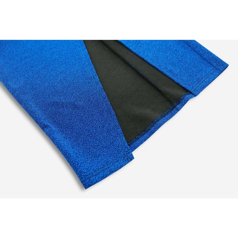 Summer Shiny Standing Neck Dress Slim Sexy Slit Irregular Dresses