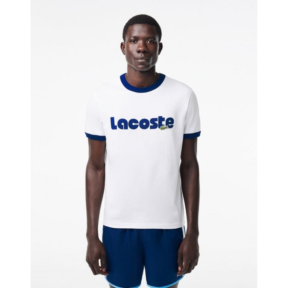

Lacoste Мужская летняя футболка Color Ringer T ShirT Th0785 54g F2f 004
