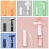 3 Speed Small Pocket Fan USB Rechargeable Folding Cooling Hand Fan  Outdoor