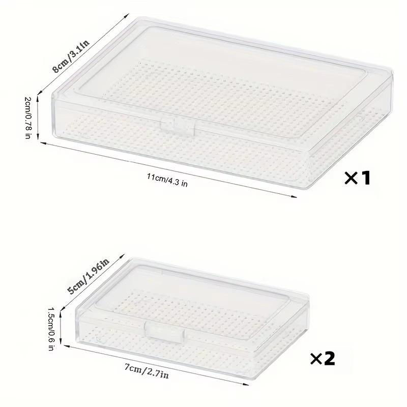 15Pcs Diamond Painting Tool New Storage Box, Diamond Tray with Lid, DIY Packaging, Diamond Round Diamond Flipping Box Set