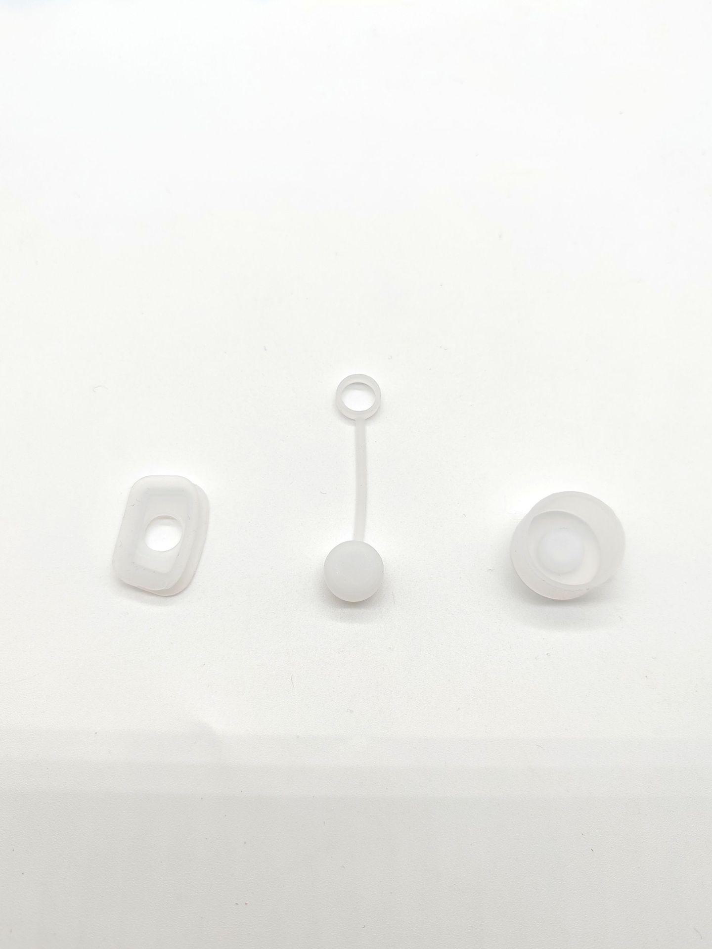 

Набор из 6 силиконовых крышек для соломинок разных цветов, заглушки для дорожных стаканов, препятствующие протеканию three piece set прозрачный