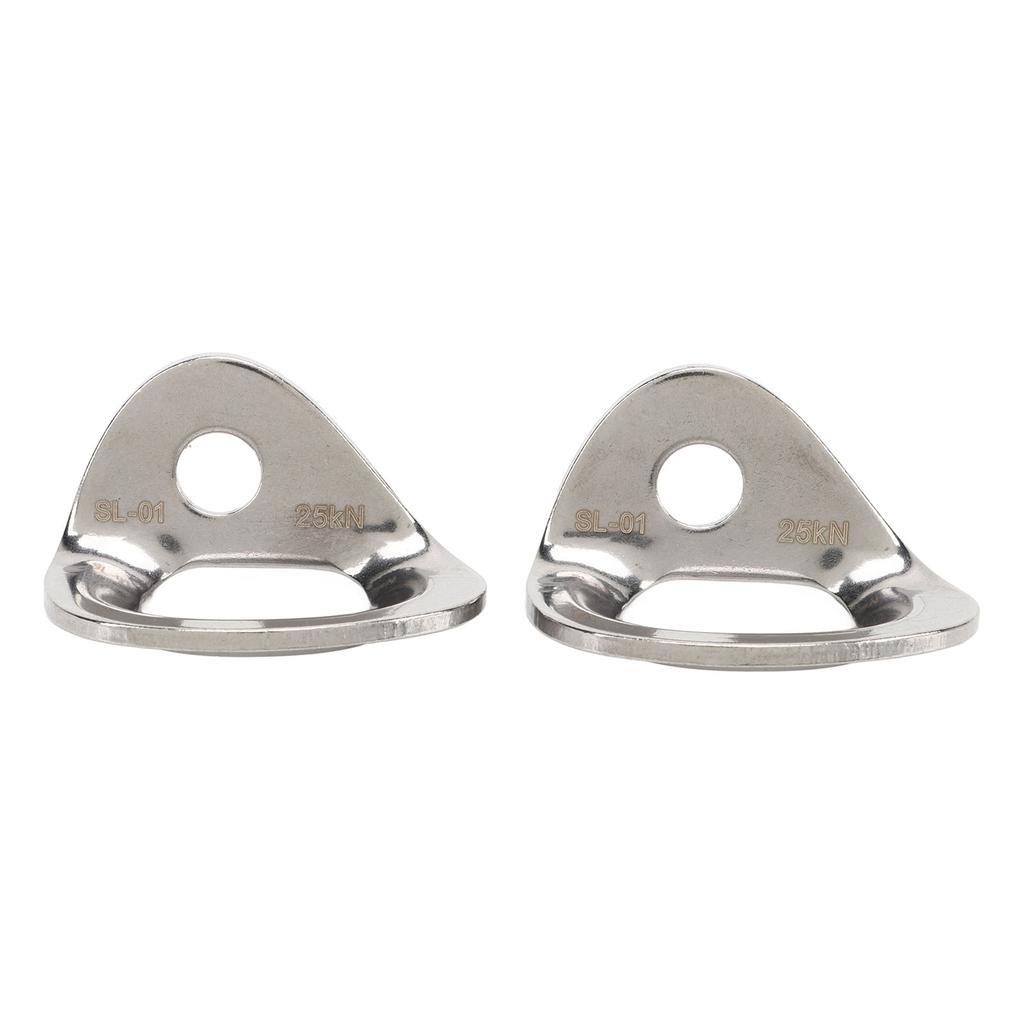 2 Pcs Climbing Bolt Hanger 316 Stainless Steel Large Bearing Capacity Anchor for Carving Aerial Work