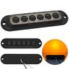 6 LED Outline Lamp Smoked 12-24V Orange Off-Road