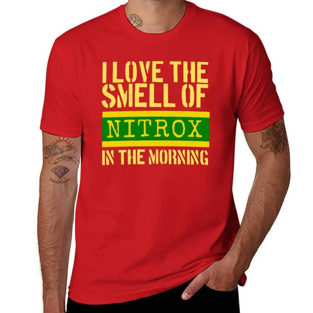 I Love the Smell of Nitrox In the Morning, Scuba Diving, Nitrox Diver, T-Shirt Anime Tshirt Anime Mens Designer Clothes