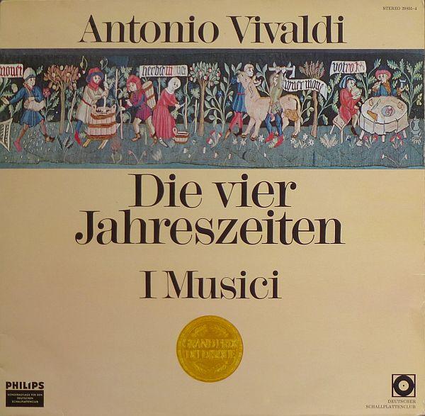 LP Record ANTONIO VIVALDI THE MUSICIANS - Die Vier Jahreszeiten 298554 Philips Germany Classical Used
