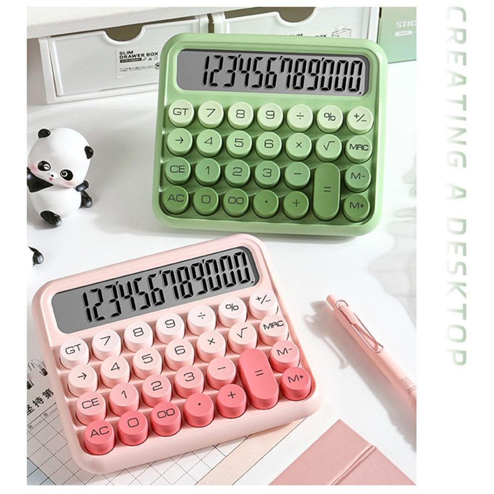 Silent Students Calculator Mechanical Keyboard Math Calculator For Home Office