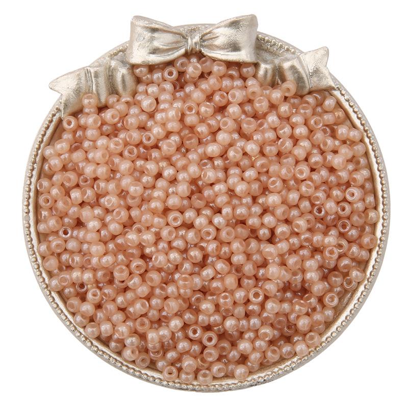 20g 3/4mm imitacja lodów szklanych koralików ryżowych materiał ręcznie robiony diy kolczyki koralikowe bransoletka akcesoria do włosów