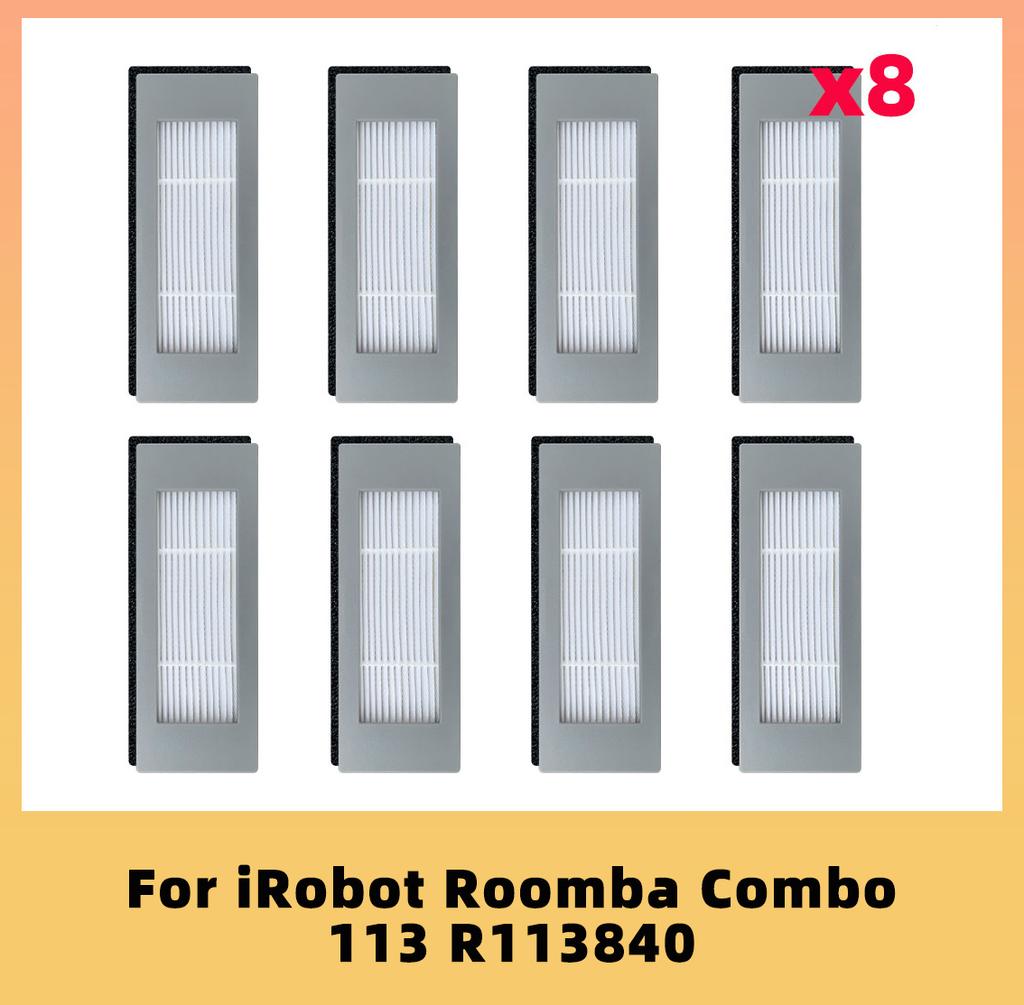 Replacement Main Brush Side Brush Hepa Filter Mop Cloths Rag For iRobot Roomba Combo R113840 Robot Vacuum Cleaner Spare Parts