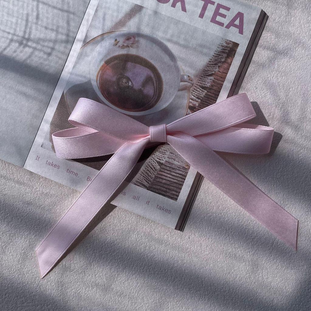 Sweet Pink Ballet Bow Brooch: Three-Dimensional, Age-Reducing Accessory for Girls
