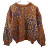 80s 90s Made In Italy Old Overall Handle Long Sleeve Sweater Knit Men's Used