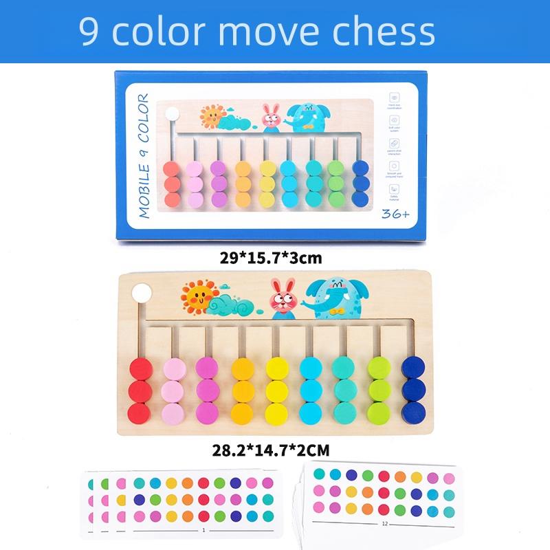 Multi Color Mobile Game Chess Vs Montessori Logical Thinking Training for Children's Puzzle Tabletop Toys