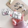 Cartoon Stick Figure Art Case For Airpods 1 4 2 Pro3 3 Pro Pro2 Clear Earphone Cases Cover