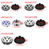 2026 Hot For Volkswagen VW 4pcs VW Wheel Center Hub Caps 56mm 65mm 66m 70mm 76mm Wheel Cover For VW Golf 4 5 6 7 Passat B5 B6 B7