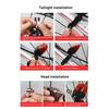 Accessories Waterproof Bicycle Tail Light Adjustable Power Generate Cycling Warning Light Universal Bike Warning LED