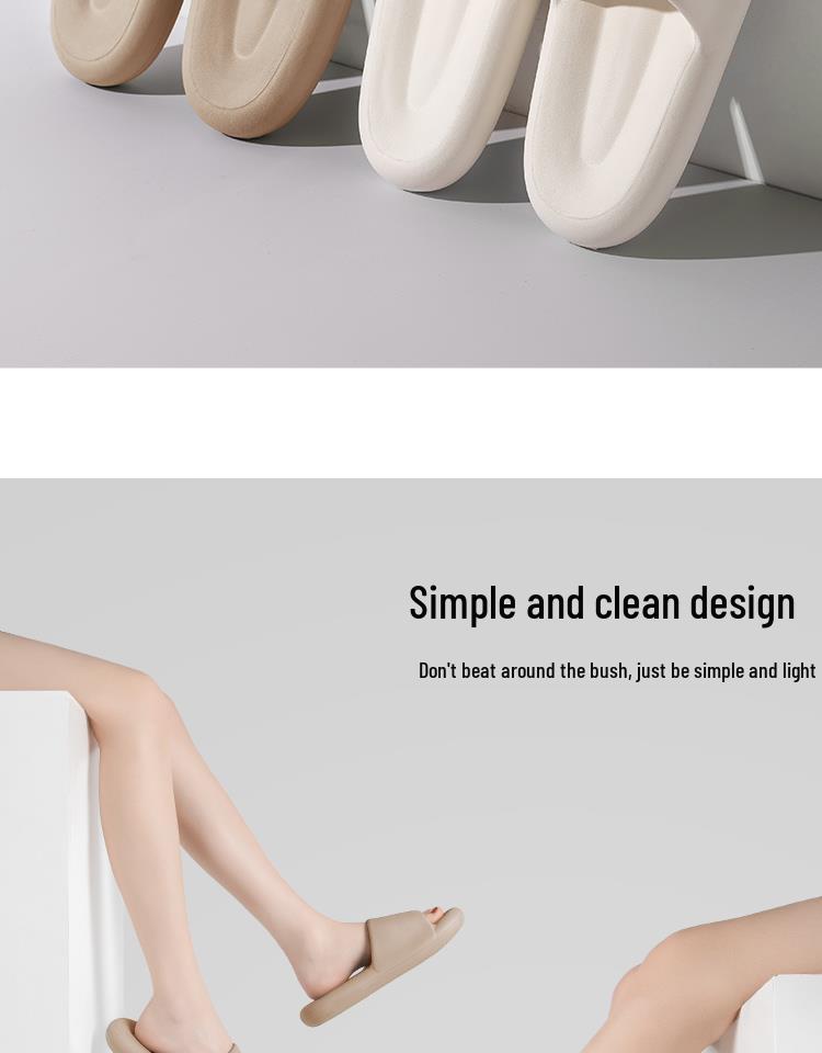 Silent Non-Slip Summer Slippers for Men & Women - Indoor EVA Comfort