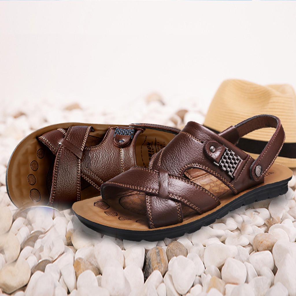 M Bronze,Lable 47/12 D US Men Mens Leather Sandals Comfortable Soles Breathable M Bronze,Lable 47/12 D US Men Mens Leather Sandals Comfortable Soles Breathable
