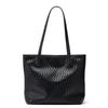 Fashion and Leisure Large-capacity Commuter Portable Shoulder Bag Women's New Simple Woven Tote Bag Tide