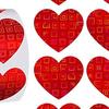 500 Stück Herz Aufkleber Selbstklebend Abnehmbar Frohen Valentinstag Geschenkbox Verpackungsetikett Aufkleber Heimdekoration