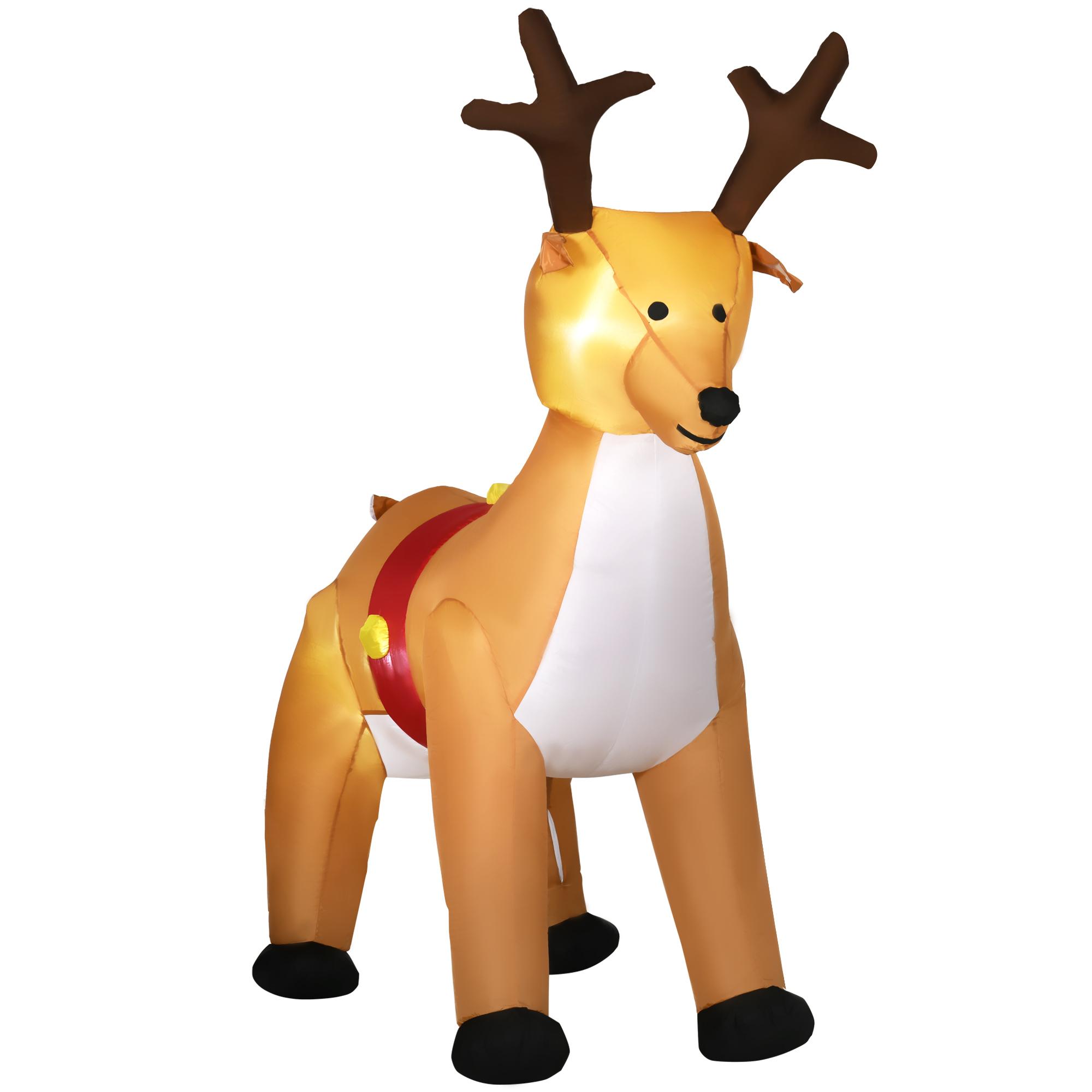Inflatable Reindeer, 1.8 m, LED