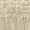 Seersucker Chair Cover for Dining Room Wedding Chair Seat Covers Banquet Chair Slipcover Stretch Chair Cover with Skirt