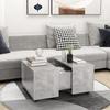 VidaXL Coffee Table Concrete Grey 60x60x38 Cm Chipboard