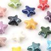 20pcs Ceramic Ceramic Spacer Loose Beads Fresh Color Jewelry Making Material Starfish Bead  Student