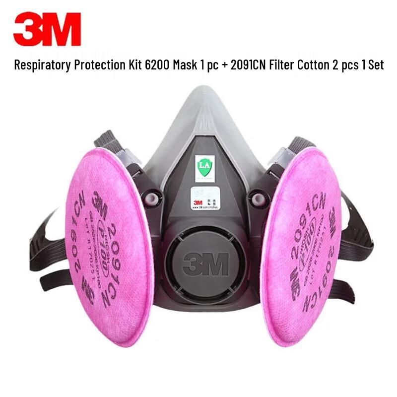 3M 6200 Half-Face Respirator Kit