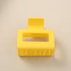 8.5CM x 10.5CM Rectangular Matte PS Hair Clip - Simple Shark Hair Accessory