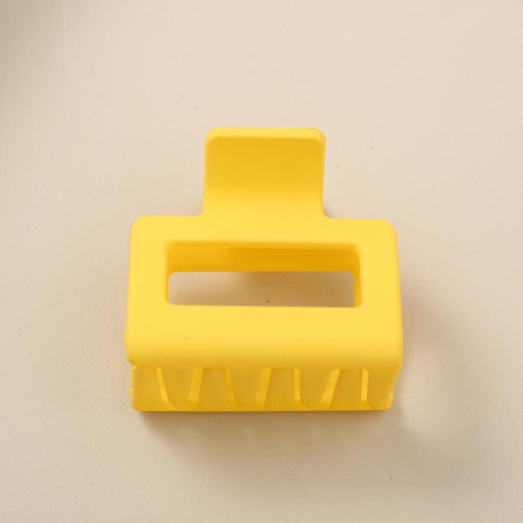 8.5CM x 10.5CM Rectangular Matte PS Hair Clip - Simple Shark Hair Accessory