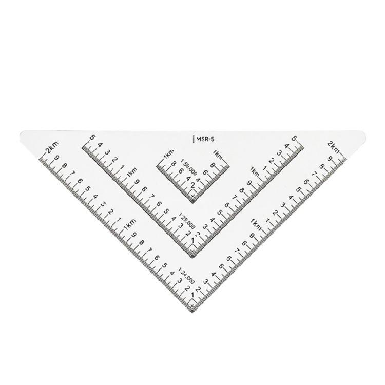 

Flexible Map Scale MP-1 Military Protractors Clear Coordinate Scale Map 1:25000