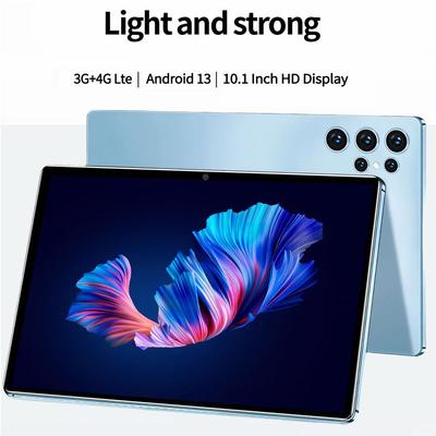 (Światowa premiera) BDF 10.1" Wyświetlacz HD Tablet Android 13 6GB RAM 128GB ROM Bateria 6000mAh Wi-Fi+Komórkowy Nano-SIM Sieć 3G