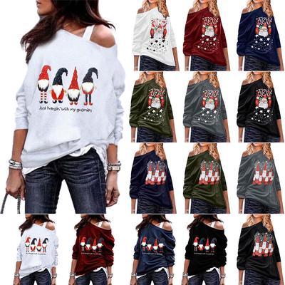 cold shoulder christmas top