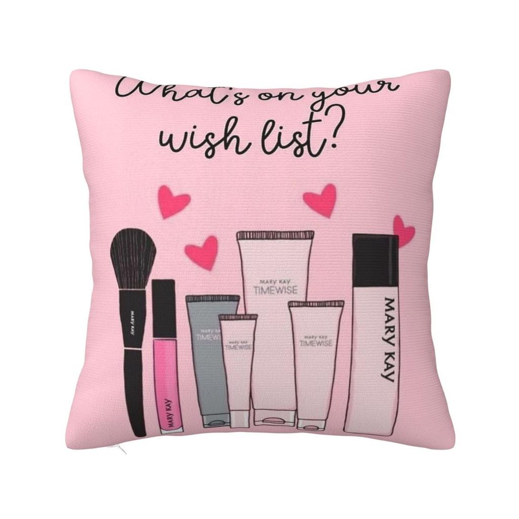 Mary Kay Square Pillowcase Cushion Cover Comfort Pillow Case Throw Pillow Cover for Home Sofa Living Room