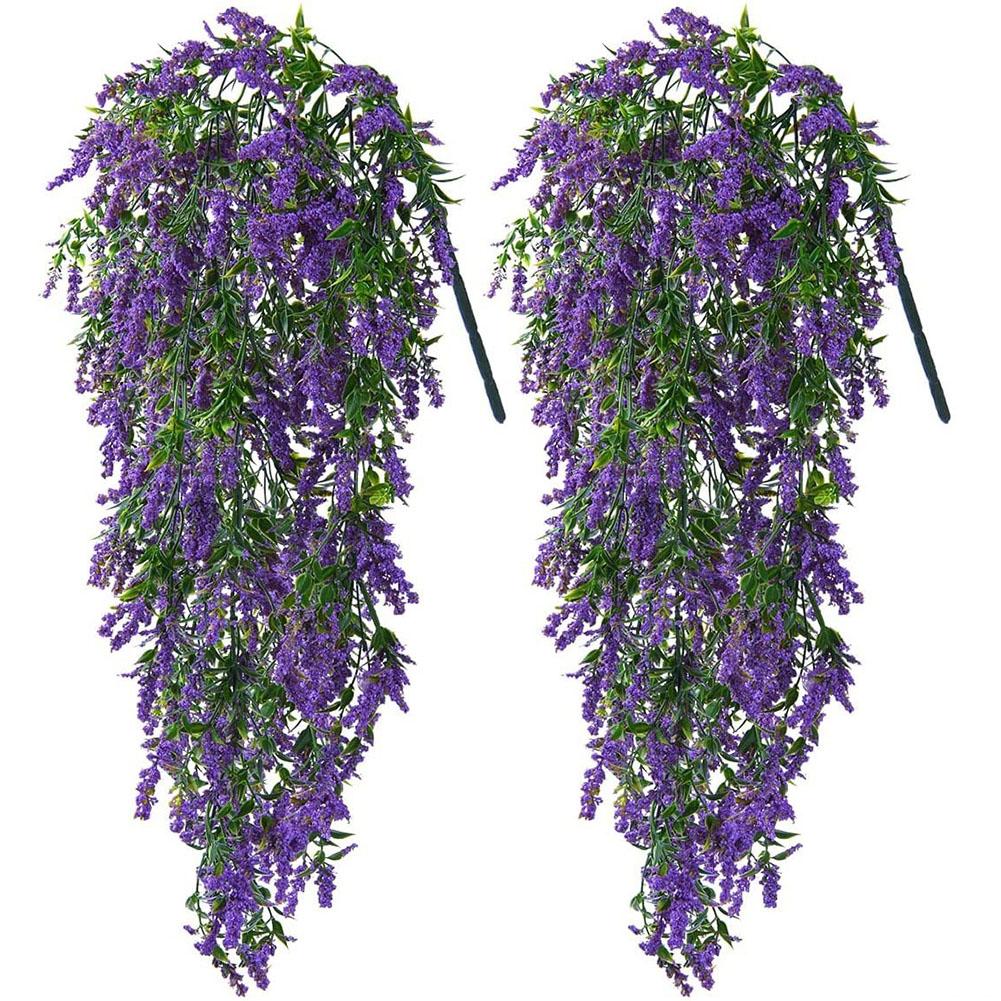 Event Decor Home Decoration As Shown Hanging Decor Artificial Lavender For Home Decoration Hanging Vine Vibrant Home Decor