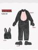 Children's Gray Plush Rabbit Halloween Costume Onesie Pajamas