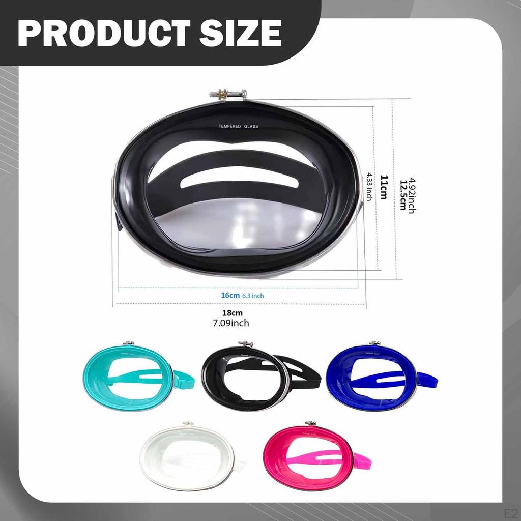 Diving Mask Leakproof Snorkeling Gear for Water Sports Women Men Enthusiasts