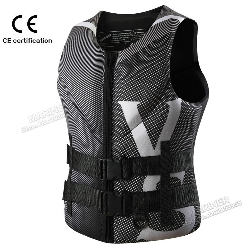 Impact Vest Wakesurf Comp Vest CE Approved Neoprene Life Jacket Wake Surfing But Great for All Other Watersports Activities