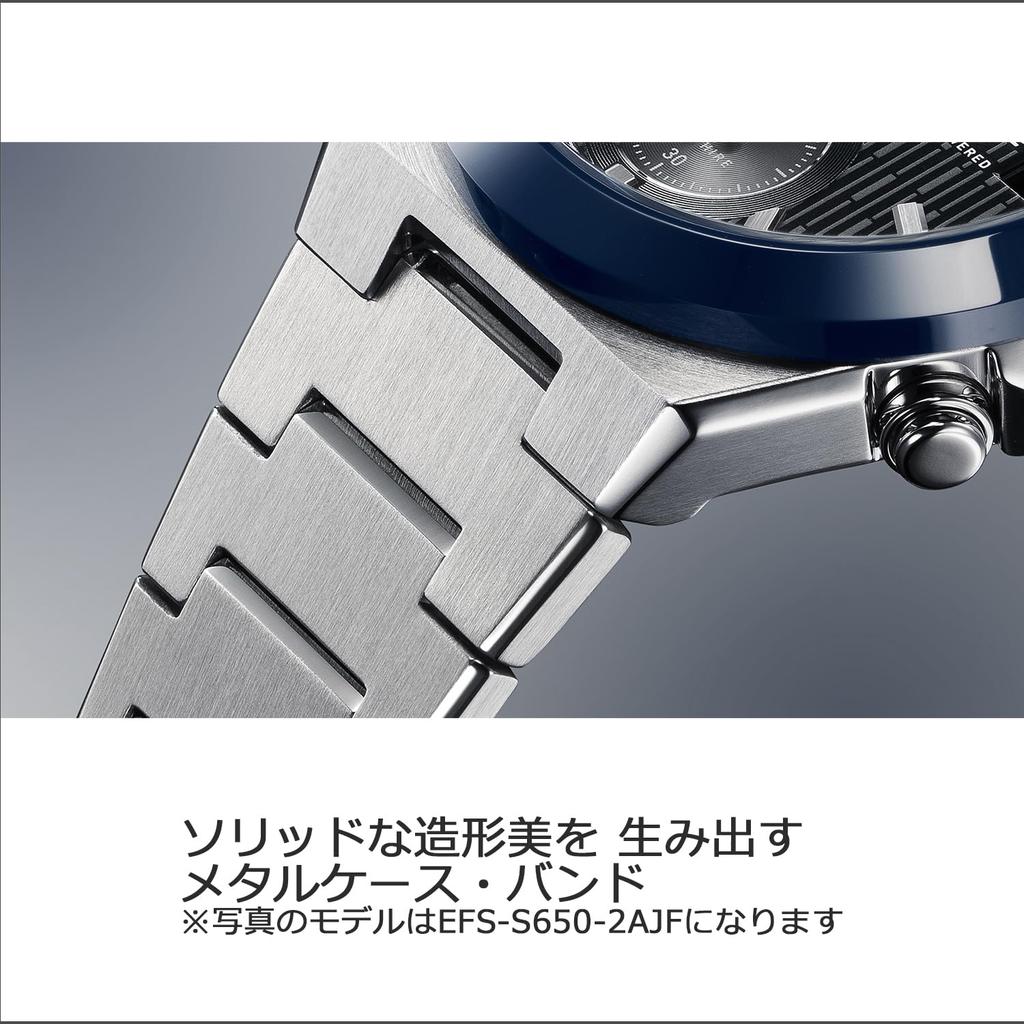 Casio Edifice Solar Watch, Ceramic Bezel, Sapphire Crystal, Men's Silver, EFS-S650YD-2AJF