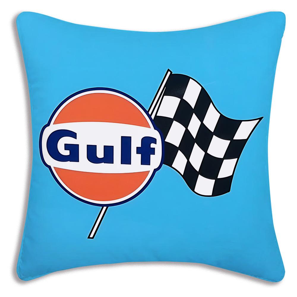 Racing For Gulfs Pillow Covers Cartoon Sofa Decorative Home Double-sided Printing Short Plush Cute Cushion Cover