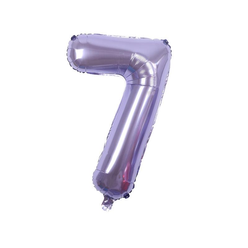 32 Inch Digital Aluminum Film Balloon, Medium Digital Gold Silver Red Black Gradual Change Color Birthday Decoration Wedding Party Balloon