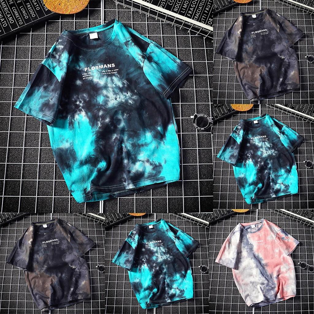 

Мужской летний модный топ с коротким рукавом с принтом, удобный топ