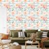 Wallpaper Flowers and Pastel Roses and Peonies for Living Room and Bedroom 50x1000