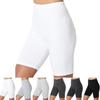 Thickened Brushed Milk Silk High Waist 5-inch Biker Shorts Tummy Control Anti Exposure Workout Yoga Running Shorts Plus Size