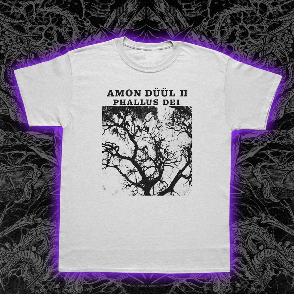 Amon Düül II Phallus Dei Tshirt German rock psychedelic style unisex couples Tshirt all seasons graphic t shirts