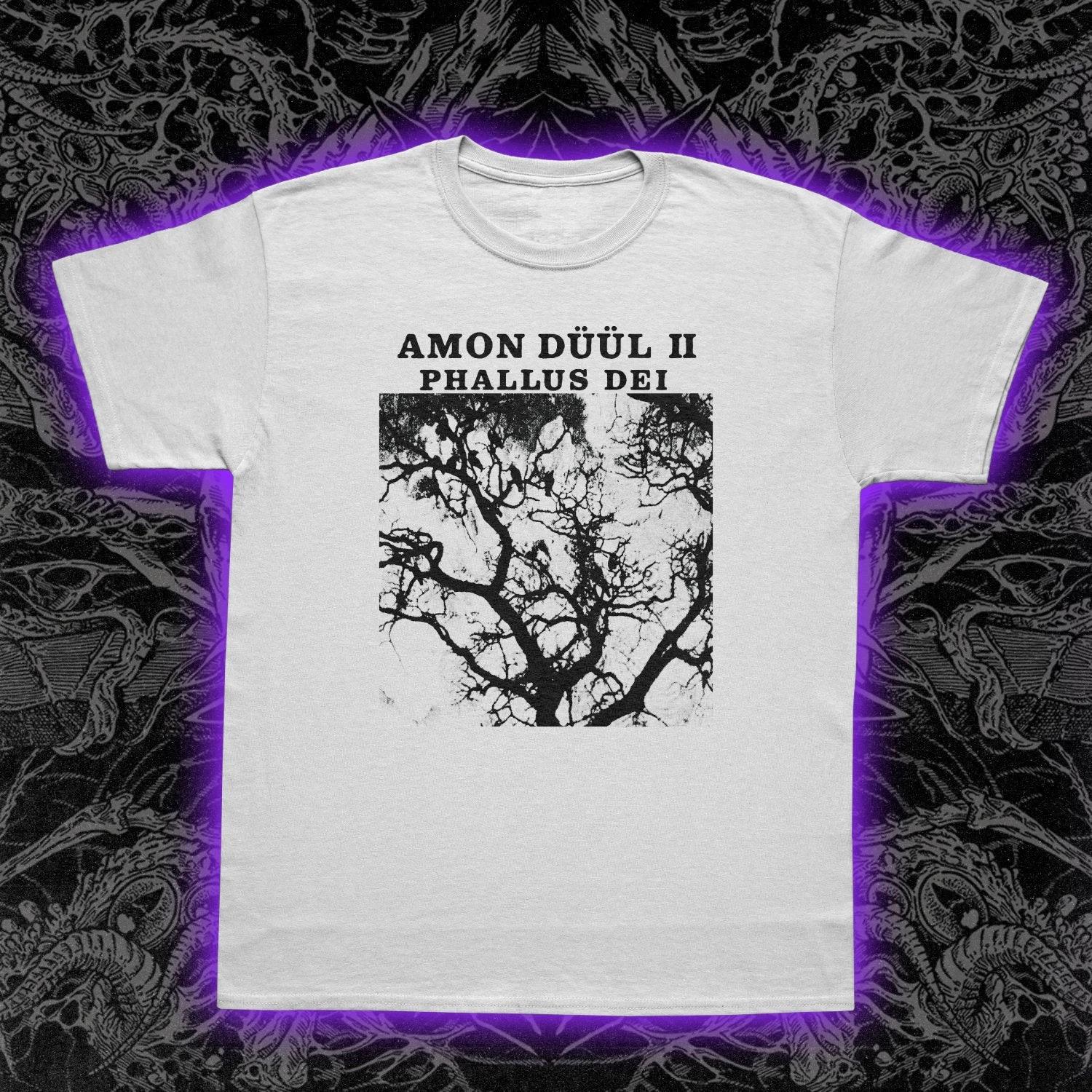 

Amon Düül II Phallus Dei Tshirt German rock psychedelic style unisex couples Tshirt all seasons graphic t shirts 4XL