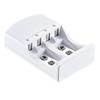 Batterieladegerät 4 Schächte Wand mit LED-Licht für 9V wiederaufladbare Batterie 1,2V LR06/LR03 wiederaufladbare Batterie