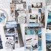 1pack/30pcs Romantic Scenery Sticker & Paper Set Decorative Elements for Journal  Scrapbooking