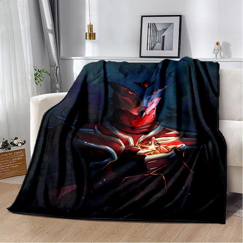 Baldur Gate3 Game Gamer Cartoon 3D Blanket,Soft Throw Blanket for Home Bedroom Bed Sofa Picnic Travel Office Cover Blanket Kids